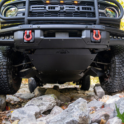 IAG Rock Shield™ Transfer Case Skid Plate for 2021+ Ford Bronco - Installed 2