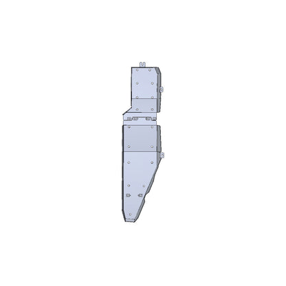 IAG Rock Shield™ Fuel Tank Skid Plate for 2021+ Four Door Ford Bronco - CAD Design 2