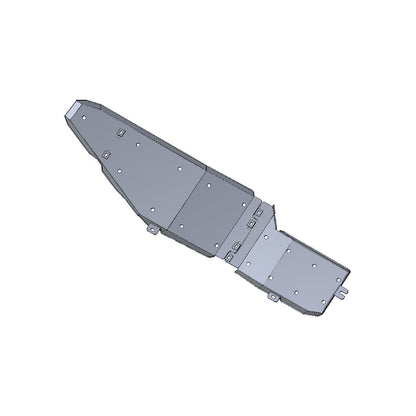 IAG Rock Shield™ Fuel Tank Skid Plate for 2021+ Two Door Ford Bronco - CAD Design 1