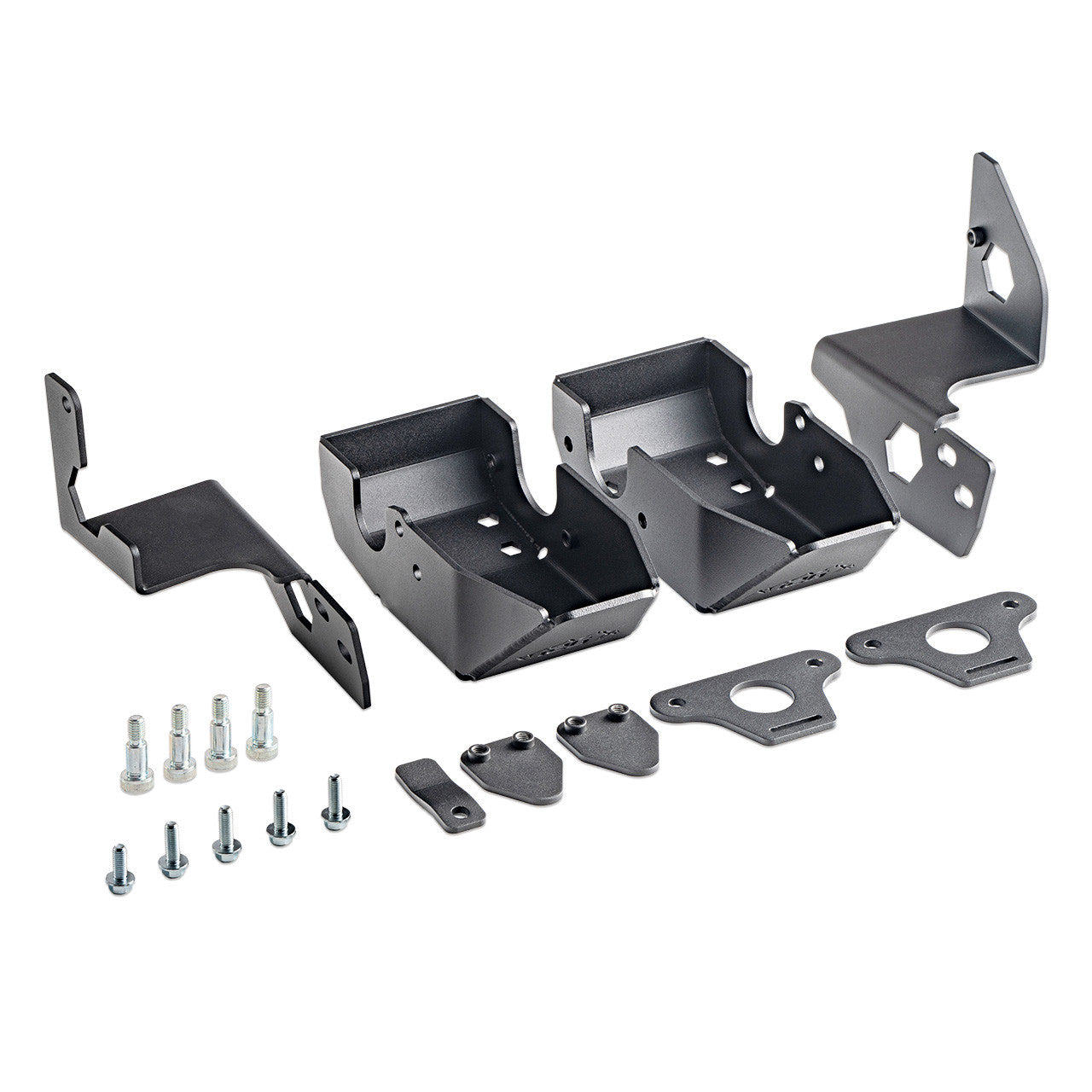 IAG Rock Shield™ Rear Shock Trailing Arm Skid Plate for 2021+ Ford Bronco - Parts Layout
