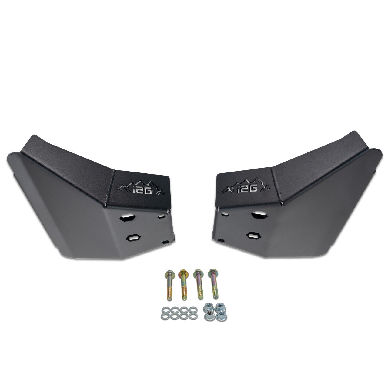 IAG Rock Shield™ Front Lower Control Arm Skid Plate for 2021+ Ford Bronco - Parts Layout