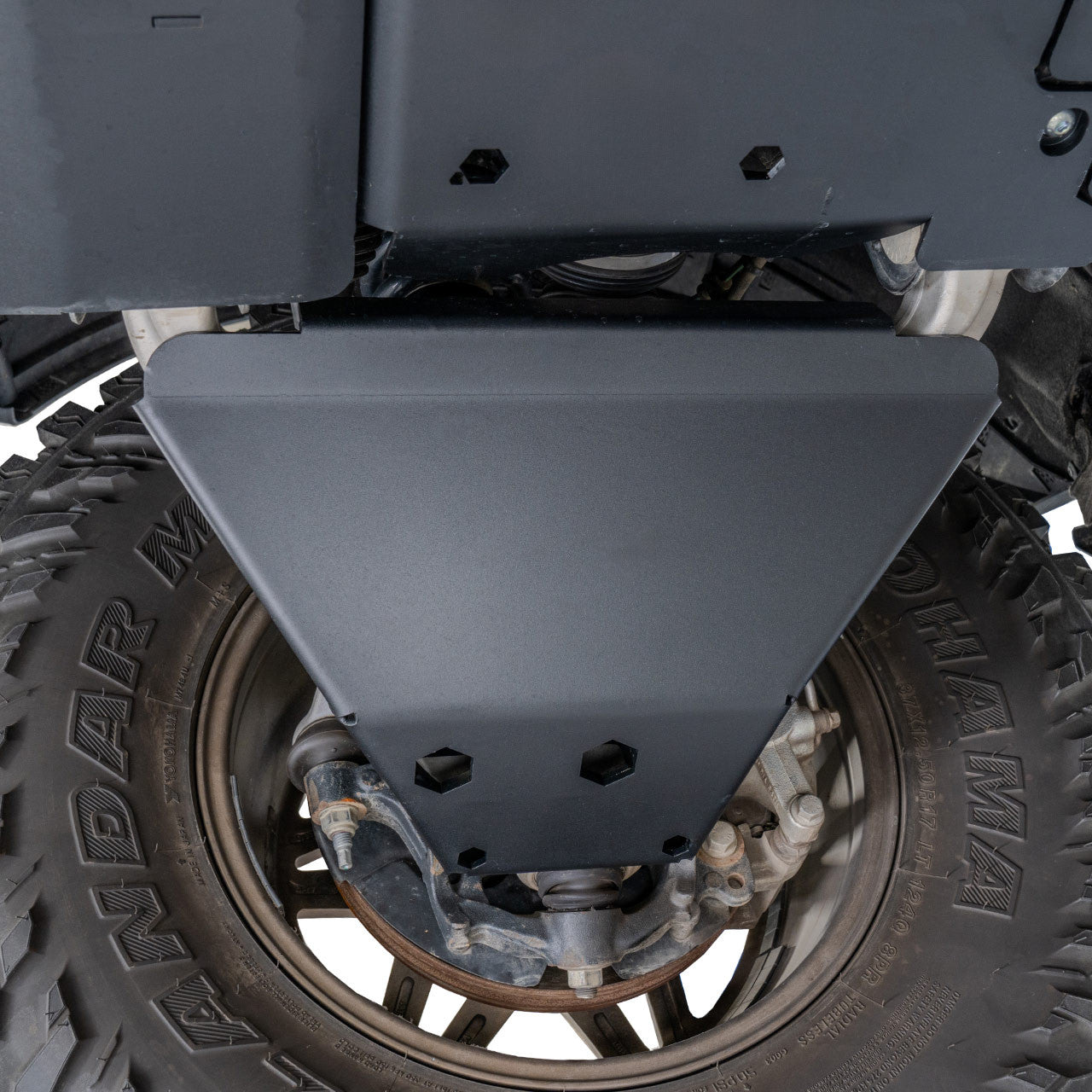 IAG Rock Shield™ Front Lower Control Arm Skid Plate for 2021+ Ford Bronco - Installed 3