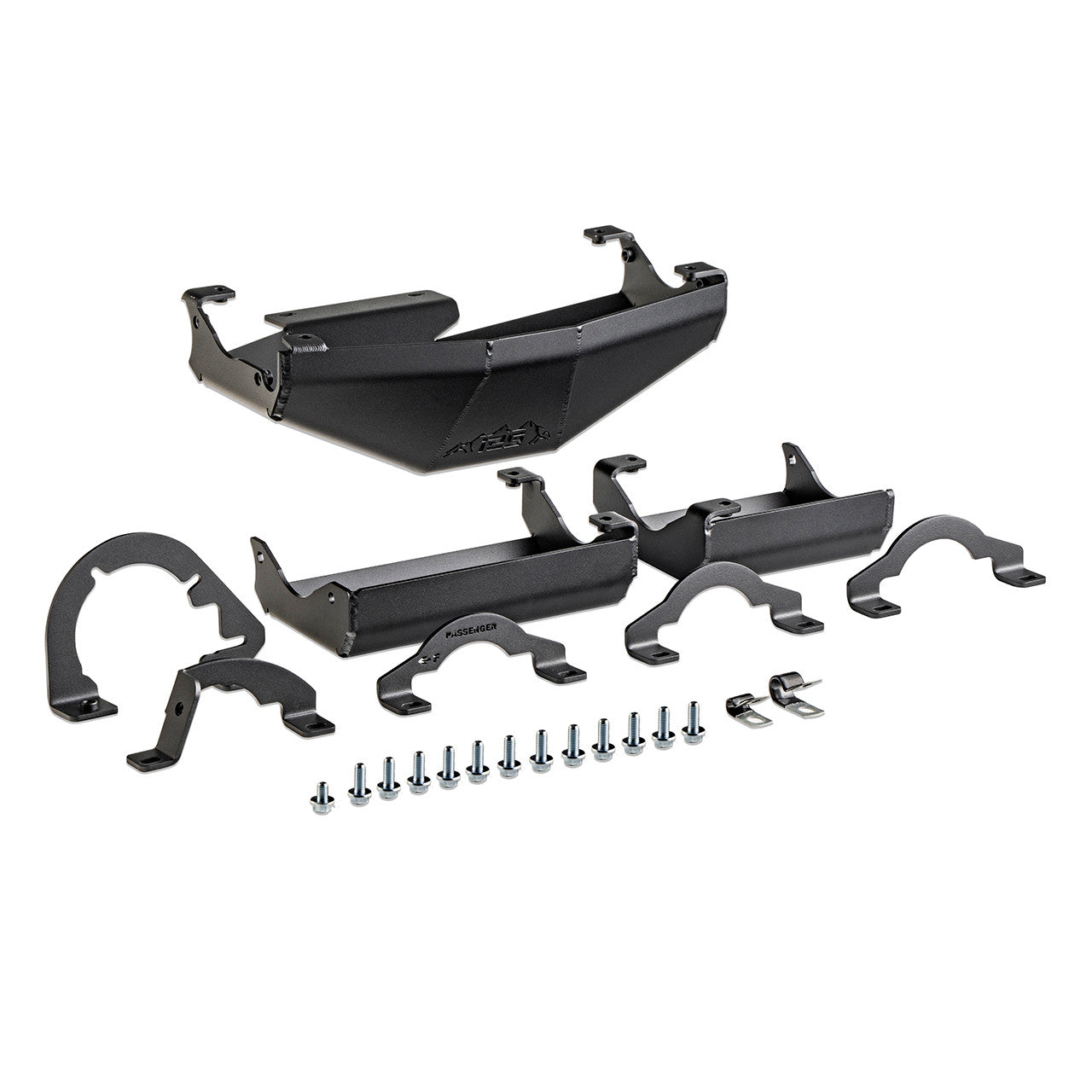 IAG Rock Shield™ Rear Differential Skid Plate for 2021+ Ford Bronco - Parts Layout