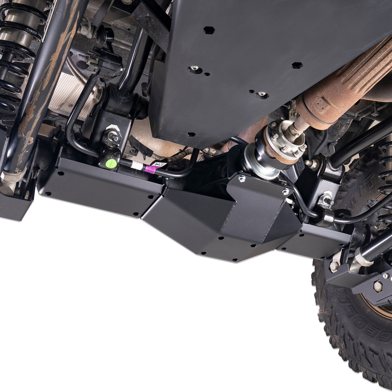 IAG Rock Shield™ Rear Differential Skid Plate for 2021+ Ford Bronco - Installed
