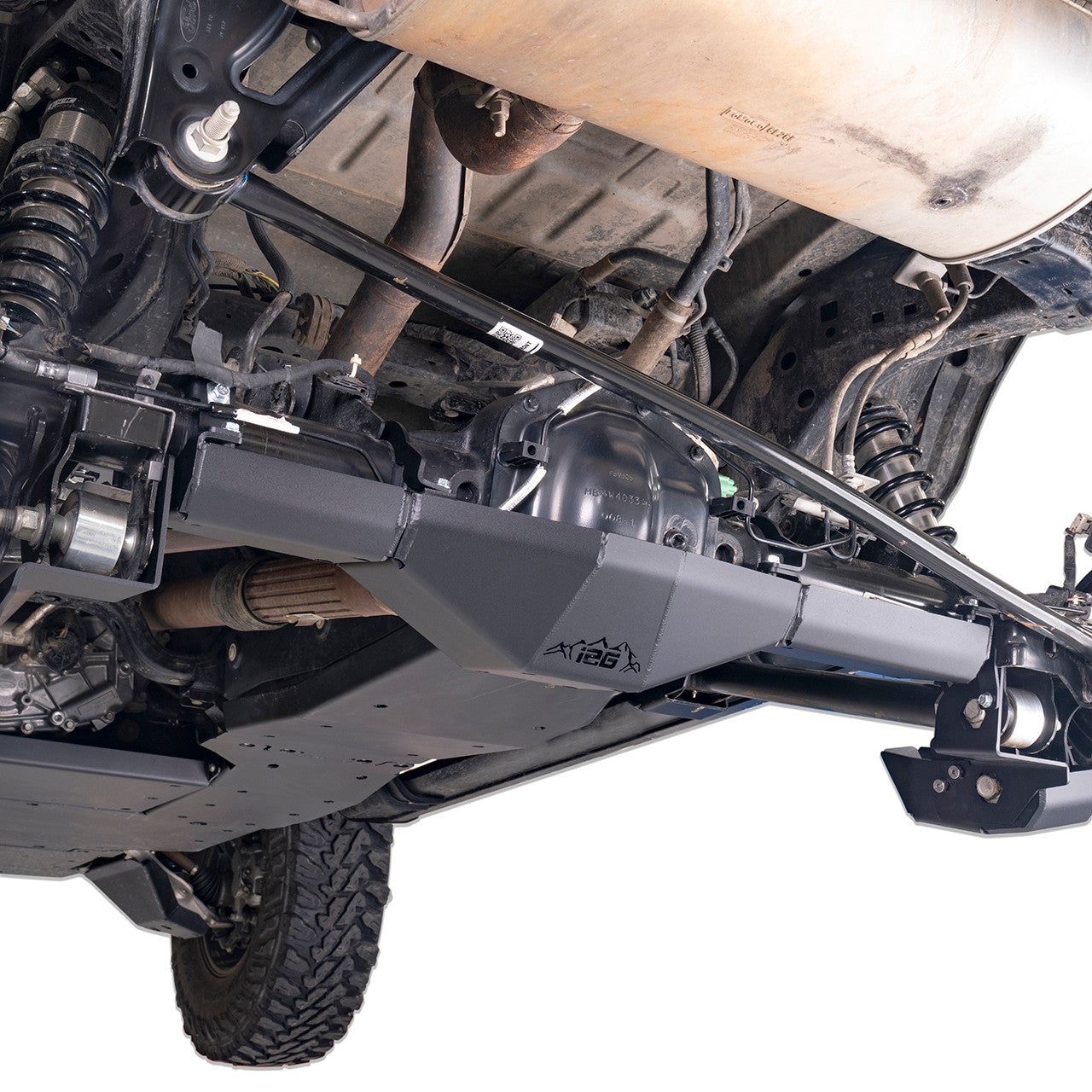 IAG Rock Shield™ Rear Differential Skid Plate for 2021+ Ford Bronco - Installed 2