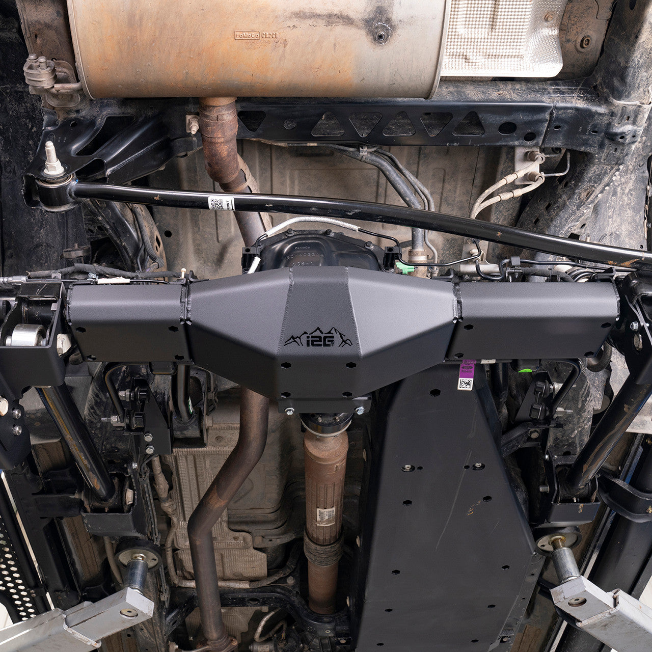 IAG Rock Shield™ Rear Differential Skid Plate for 2021+ Ford Bronco - Installed 3
