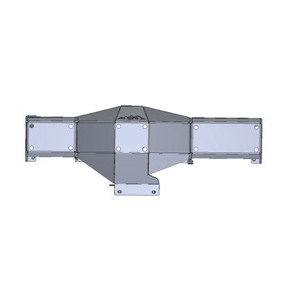 IAG Rock Shield™ Rear Differential Skid Plate for 2021+ Ford Bronco - CAD Design 1