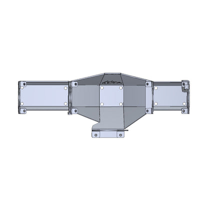 IAG Rock Shield™ Rear Differential Skid Plate for 2021+ Ford Bronco - CAD Design 2