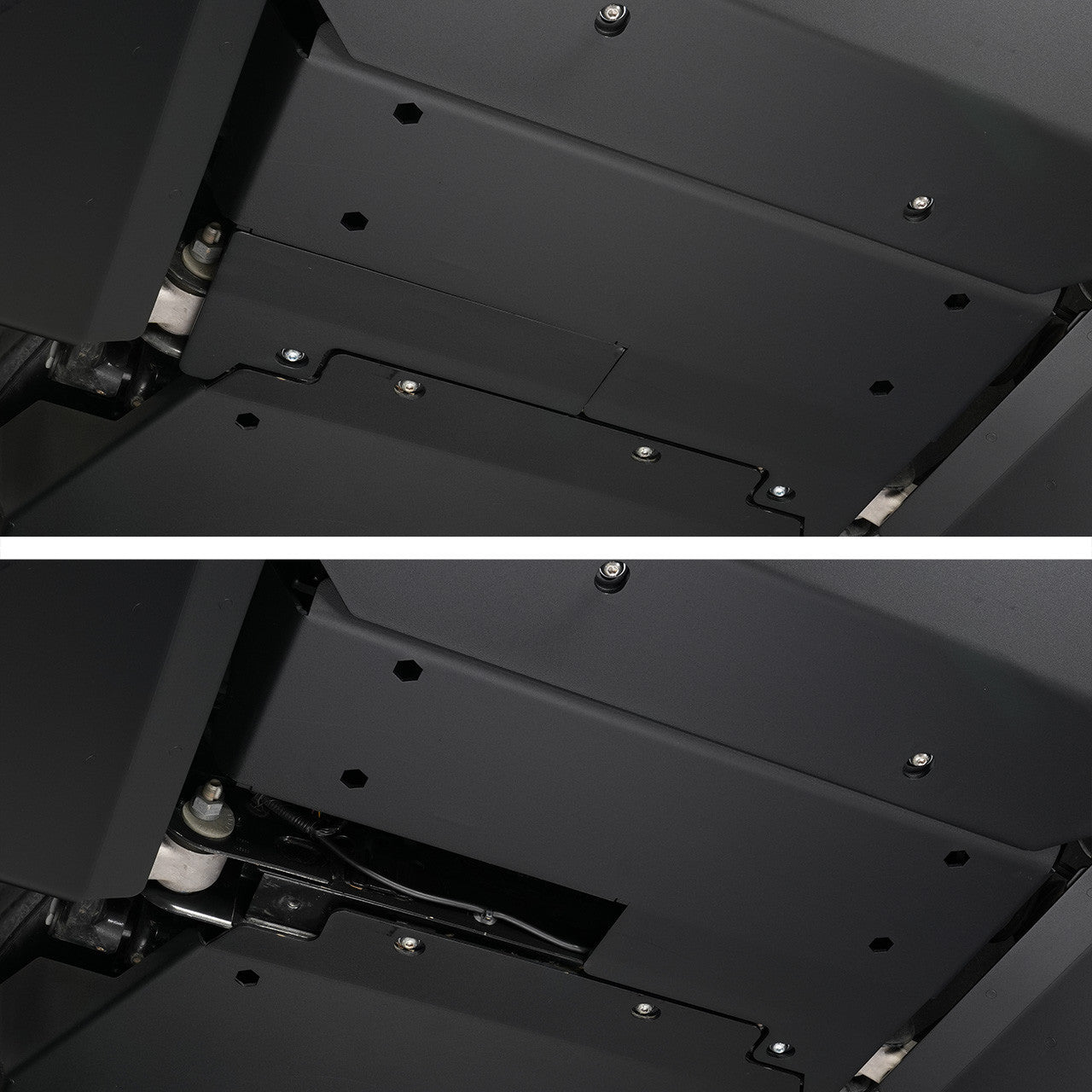 IAG Rock Shield™ Engine Skid Plate for 2022+ Bronco Raptor - Oil Change Door