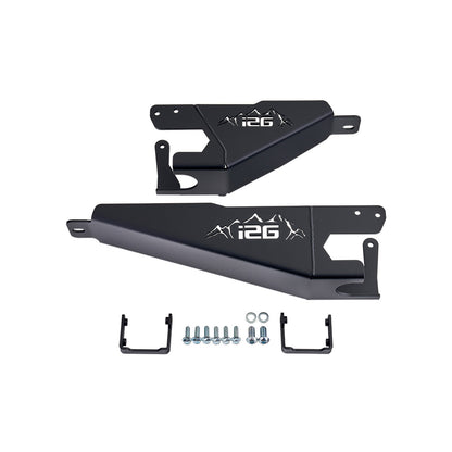 IAG Rock Shield™ Complete Skid Plate Set for 2022+ Bronco Raptor - Trailing Arm Skid Plate Layout