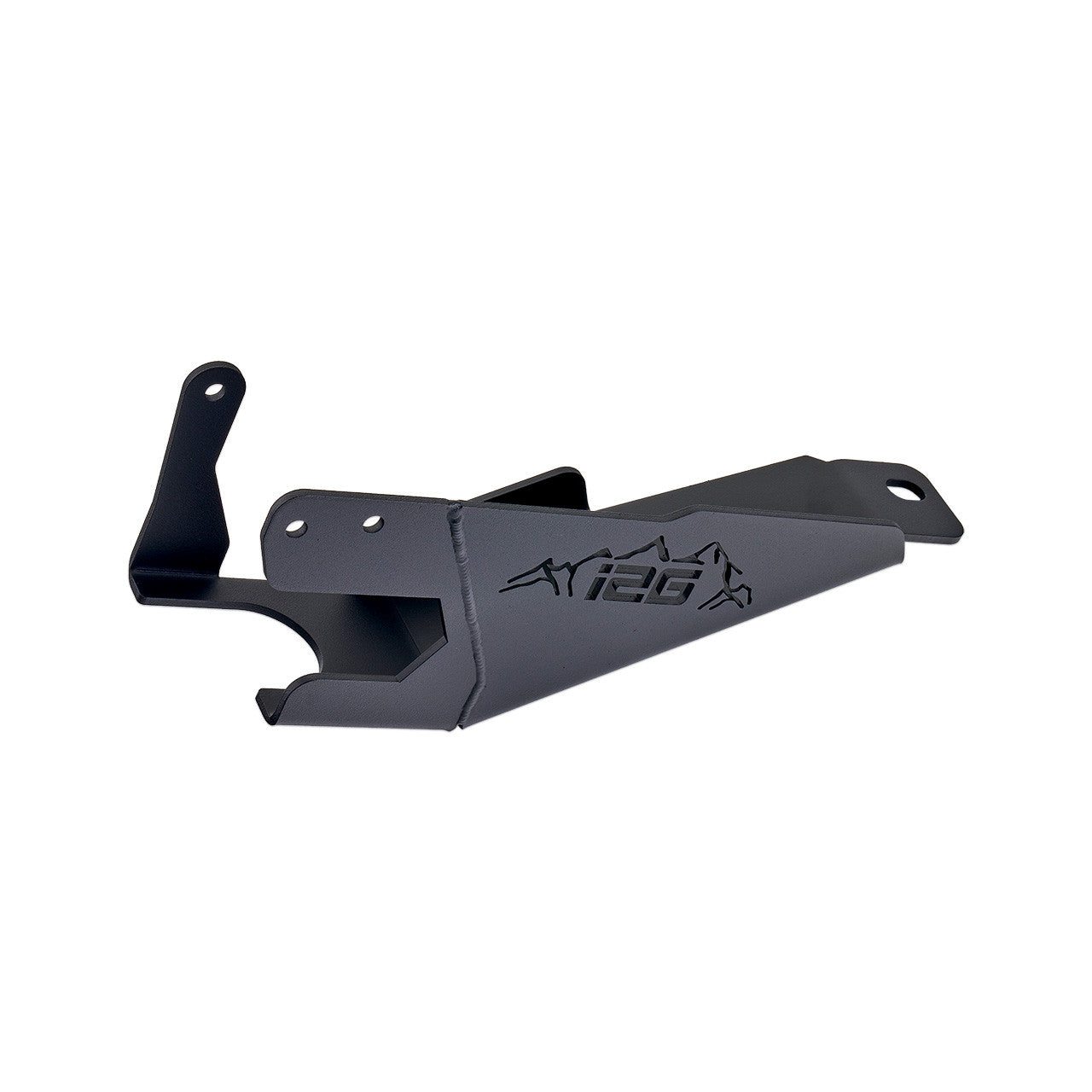 IAG Rock Shield™ Rear Shock Trailing Arm Skid Plate for 2022+ Bronco Raptor - Angle 7