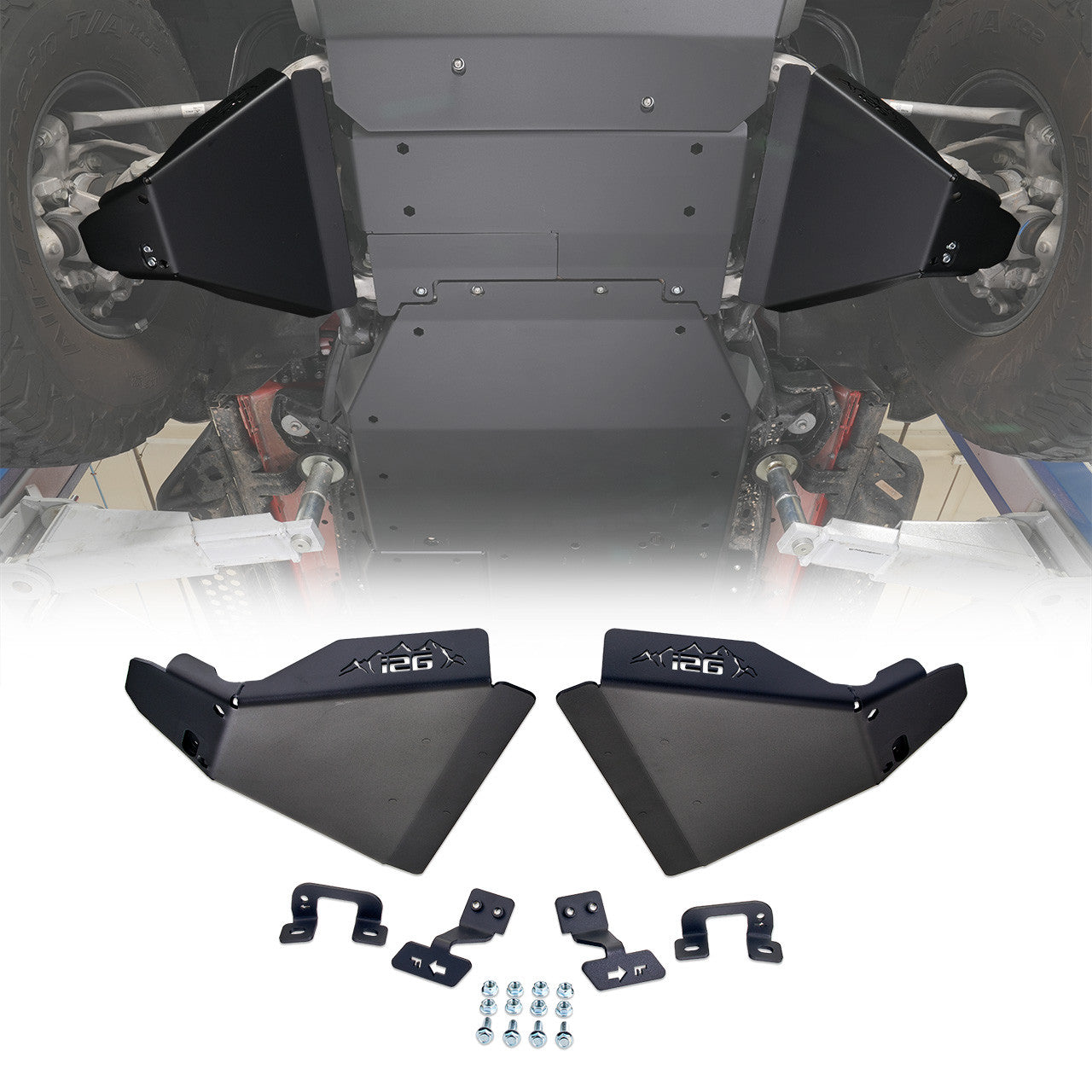 IAG Rock Shield™ Front Lower Control Arm Skid Plate for 2022+ Bronco Raptor