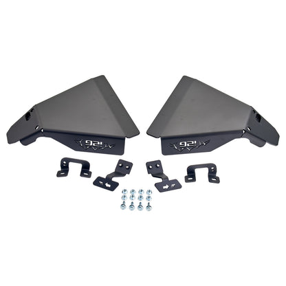 IAG Rock Shield™ Complete Skid Plate Set for 2022+ Bronco Raptor - Front Lower Control Arm Skid Plate Layout