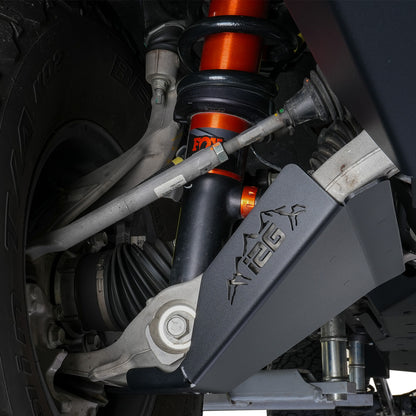 IAG Rock Shield™ Front Lower Control Arm Skid Plate for 2022+ Bronco Raptor - Installed