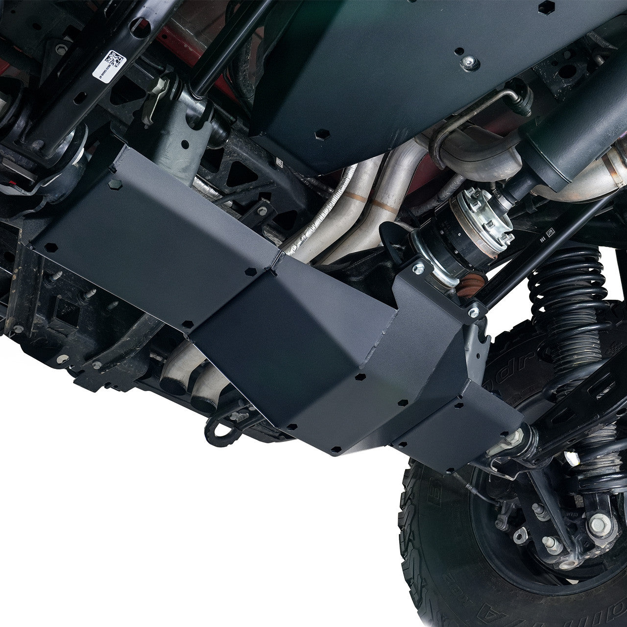 IAG Rock Shield™ Rear Differential Skid Plate for 2022+ Bronco Raptor - Installed