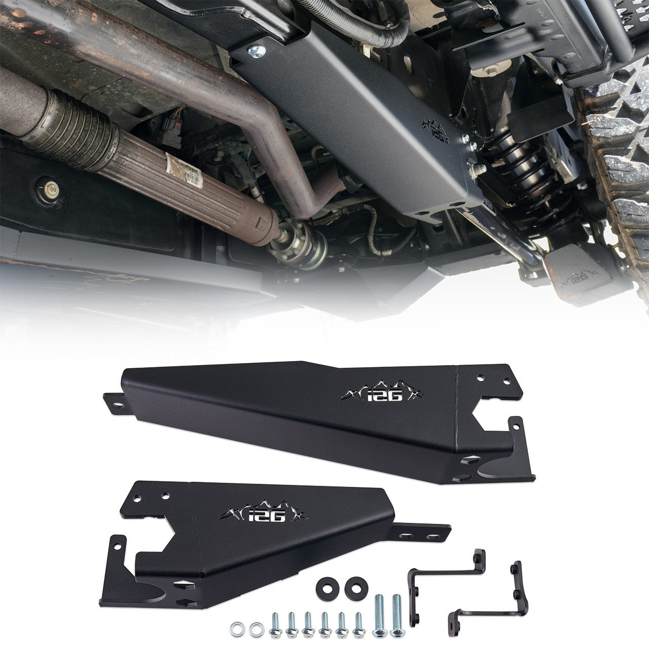 IAG Rock Shield™ Rear Lower Trailing Arm Skid Plate for 2021+ Ford Bronco - IAG-BDY-F2315