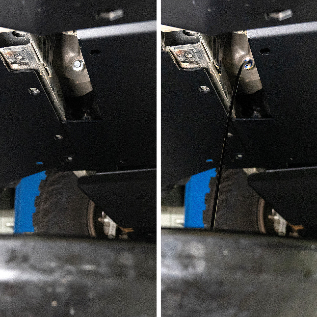IAG Rock Shield™ Engine Skid Plate for 2021+ Ford Bronco  - Oil Change Access Door