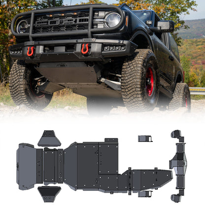 IAG Rock Shield™ Complete Skid Plate Set for 2021+ Two Door Ford Bronco