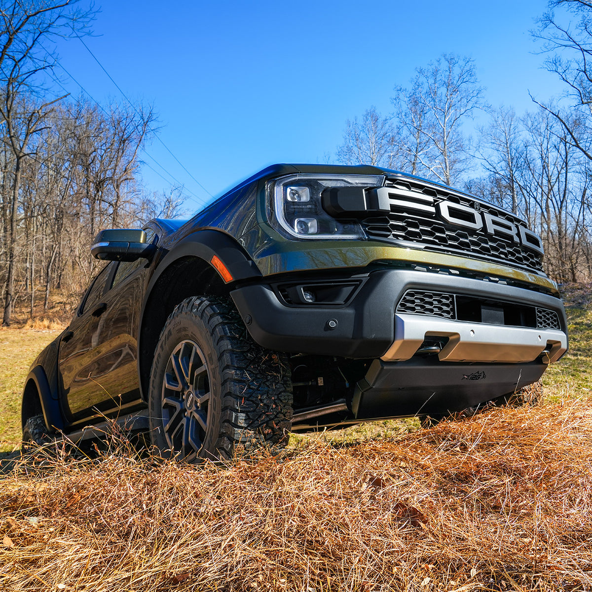 IAG Trail Shield® Front Skid Plate For 2024+ Ford Ranger Raptor - Black Lifestyle 
