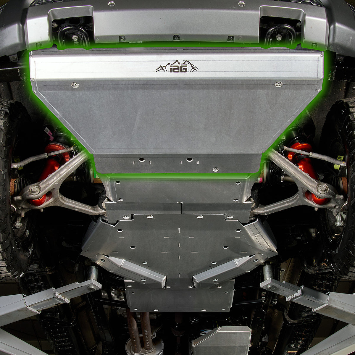 IAG Trail Shield® Front Skid Plate For 2024+ Ford Ranger Raptor - Highlighted Location