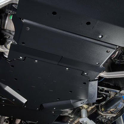 IAG Trail Shield® Engine Skid Plate For 2024+ Ford Ranger Raptor Black - Installed 3