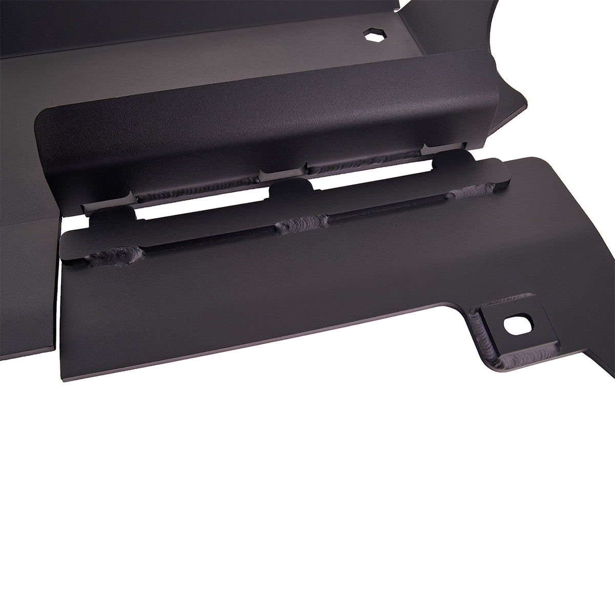 IAG Trail Shield® Engine Skid Plate For 2024+ Ford Ranger Raptor - Oil Change Access Door - Black