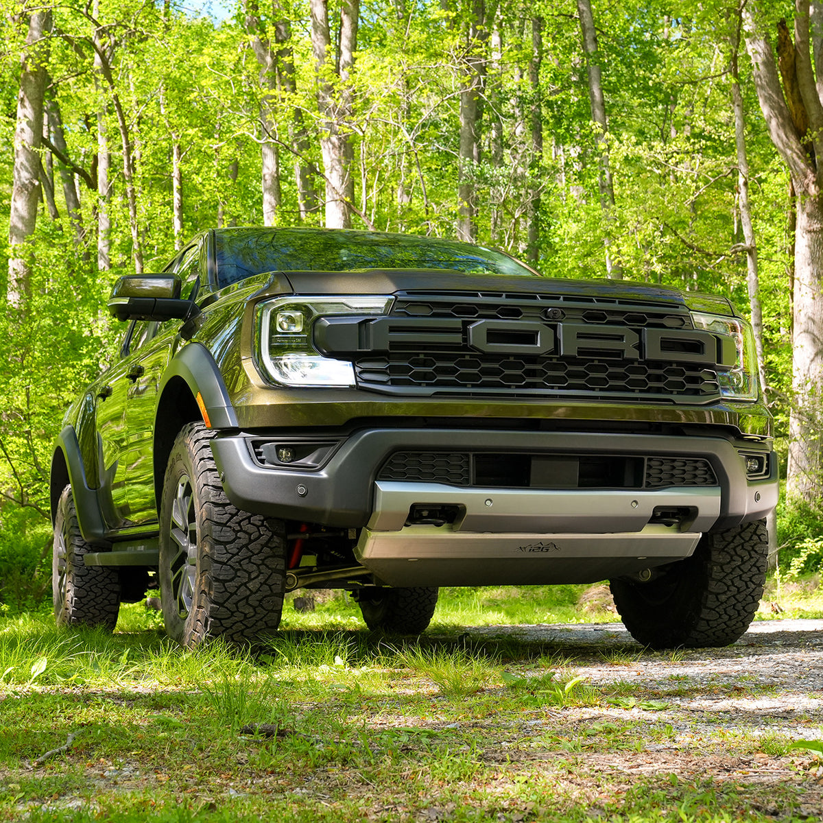 IAG Trail Shield® Engine Skid Plate For 2024+ Ford Ranger Raptor - Installed 4
