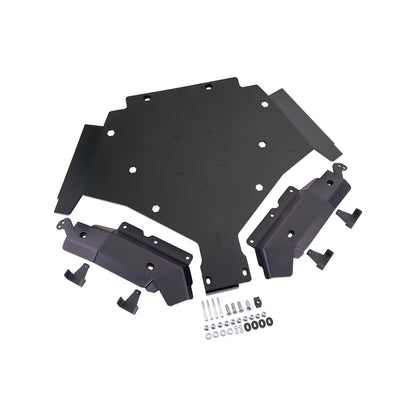 IAG Trail Shield® Transmission Skid Plate for 2024+ Ford Ranger Raptor - Black Powder Coat Finish - Product Contents