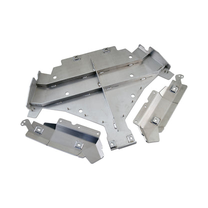 IAG Trail Shield® Transmission Skid Plate for 2024+ Ford Ranger Raptor Silver Finish - Inner Structure