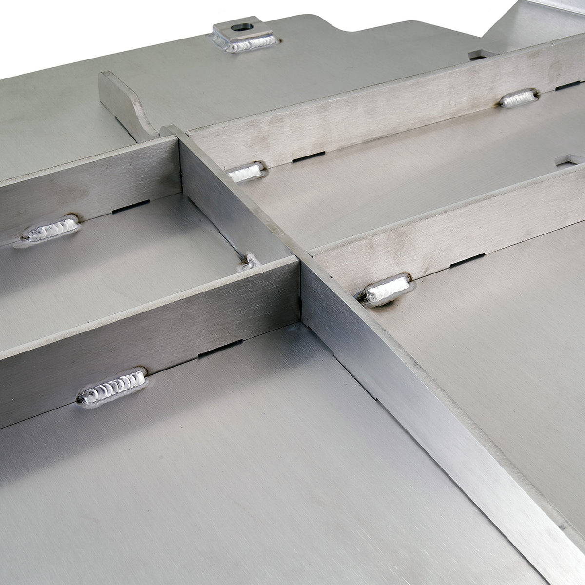 IAG Trail Shield® Transmission Skid Plate for 2024+ Ford Ranger Raptor Silver - Frame Spine