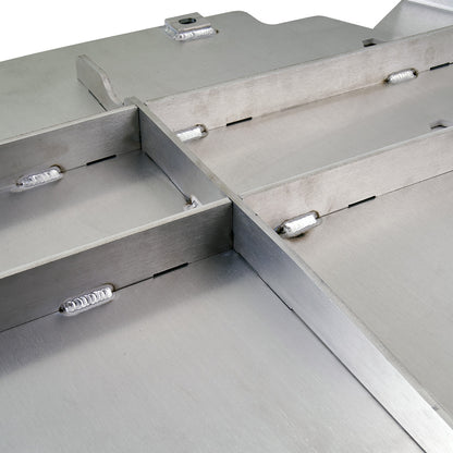 IAG Trail Shield® Transmission Skid Plate for 2024+ Ford Ranger Raptor Silver - Frame Spine