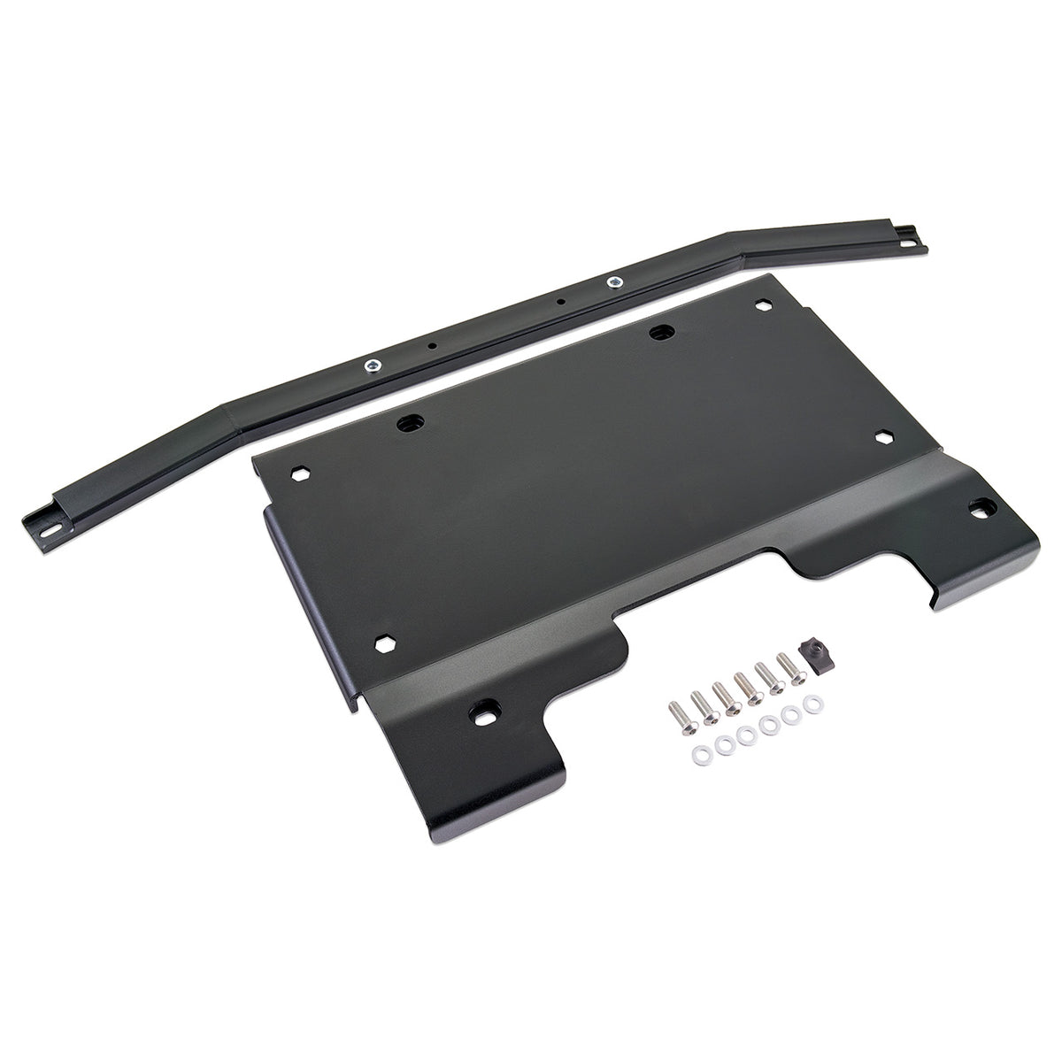 IAG Trail Shield® Transfer Case Skid Plate for 2024+ Ford Ranger Raptor Black Finish - Product Contents