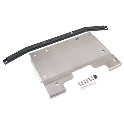 IAG Trail Shield® Transfer Case Skid Plate for 2024+ Ford Ranger Raptor Silver - Product Contents