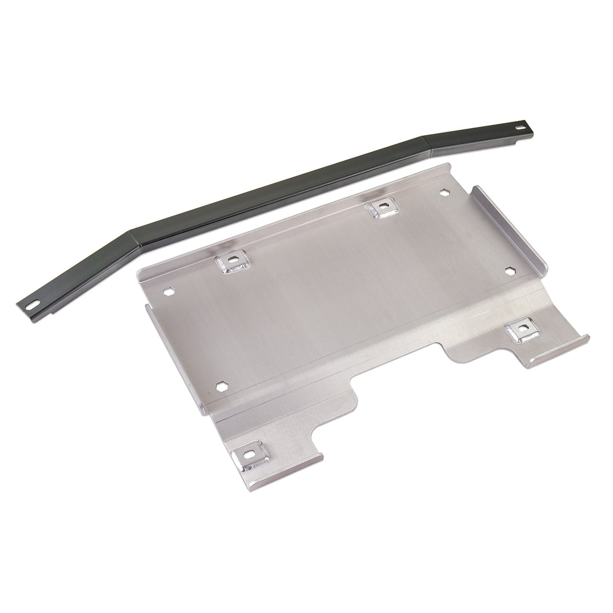 IAG Trail Shield® Transfer Case Skid Plate for 2024+ Ford Ranger Raptor Silver - Inner 1