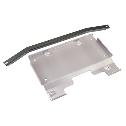 IAG Trail Shield® Transfer Case Skid Plate for 2024+ Ford Ranger Raptor Silver - Inner 1