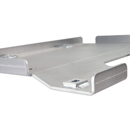 IAG Trail Shield® Transfer Case Skid Plate for 2024+ Ford Ranger Raptor Silver Finish - Aluminum Construction