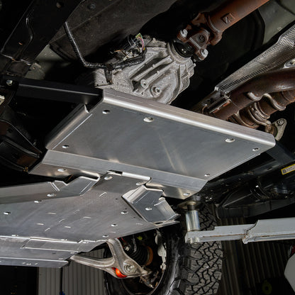 IAG Trail Shield® Transfer Case Skid Plate for 2024+ Ford Ranger Raptor - Installed Rear View