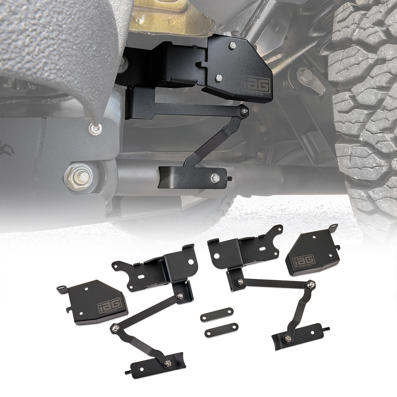 IAG Trail Shield™ Lower Trailing Arm Sensor Relocation Kit for 2024+ Ford Ranger Raptor