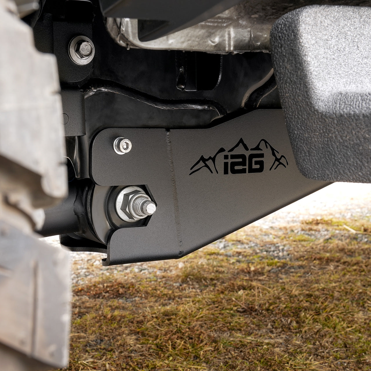 IAG Trail Shield™ Lower Trailing Arm Mount Skid Plate for 2024+ Ford Ranger Raptor - Mounting Location