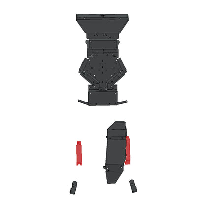 IAG Trail Shield™ Lower Trailing Arm Mount Skid Plate for 2024+ Ford Ranger Raptor - Location of Skid Plates