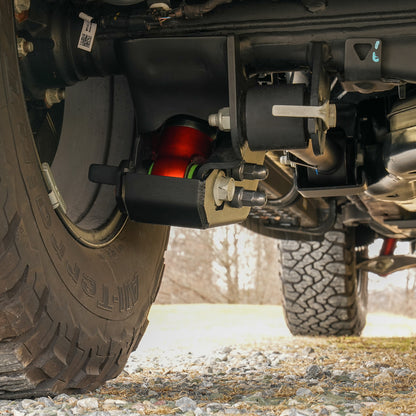 IAG Trail Shield™ Rear Shock Skid Plate for 2024+ Ford Ranger Raptor - Installed Rear Angle