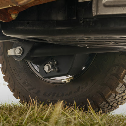 IAG Trail Shield™ Rear Shock Skid Plate for 2024+ Ford Ranger Raptor - Installed Angle 3