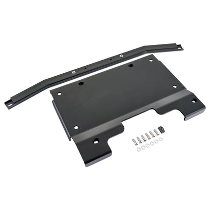 IAG Trail Shield® Transfer Case Skid Plate  For 2024+ Ford Ranger Raptor - Black Layout