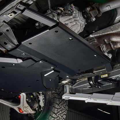IAG Trail Shield® Transfer Case Skid Plate For 2024+ Ford Ranger Raptor - Black Close-up