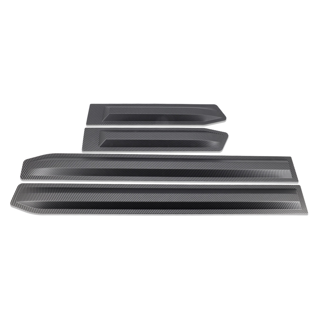 IAG I-Line Exterior Door Ding Protector Anti-Scratch - Carbon Look for 2021+ Ford Bronco Four Door - Parts Layout