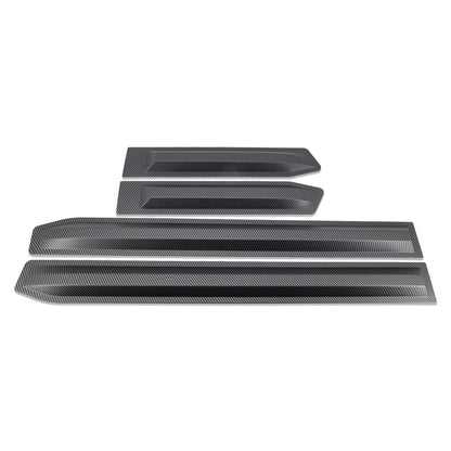 IAG I-Line Exterior Door Ding Protector Anti-Scratch - Carbon Look for 2021+ Ford Bronco Four Door - Parts Layout