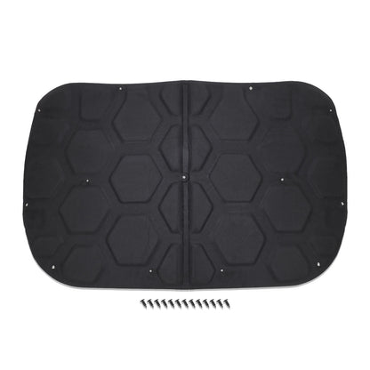 IAG I-Line Hood Pad Isolator, Flocked - Black for 2021+ Ford Bronco - Parts Layout