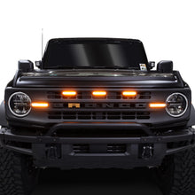 IAG I-Line 3pc Amber Grille Light Kit for 2021+ Ford Bronco