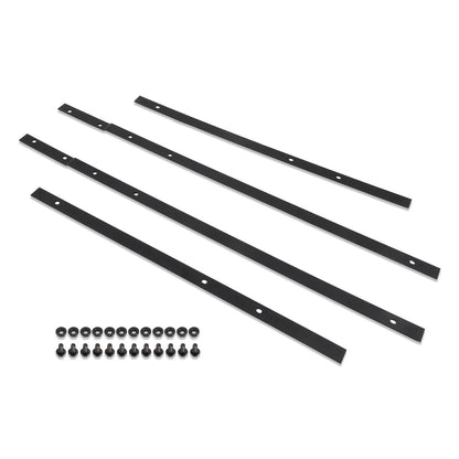 IAG I-Line Pinch Weld Cover Black Powder Coated Steel for 2021+ Ford Bronco - Parts Layout