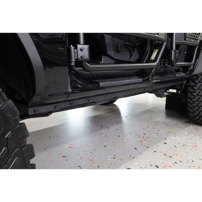 IAG I-Line Pinch Weld Cover Black Powder Coated Steel for 2021+ Ford Bronco - Installed 2